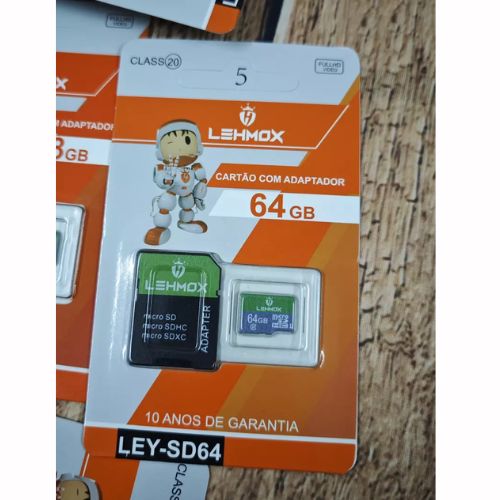 Cartão de Memoria 64GB Com Adaptador Drive LEHMOX - Imagem 2